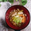 クックHG9V8Y☆'s cooksnap of when they made 豚汁 : 手軽でおいしい具だくさん.