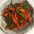 ママ25ヶ月☆'s cooksnap of when they made パプリカ・カラーピーマンのきんぴら.