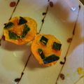 白いぐれーぷ's cooksnap of when they made 白玉、かぼちゃでハロウィン♪.
