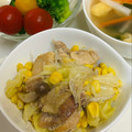 アップイエ's cooksnap of when they made 鶏もも&キャベツの蒸し焼き♡簡単♡.