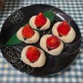 すかいmama☆'s cooksnap of when they made * 苺ミルク味 ❤ 簡単 いちご大福♪.