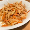 live812's cooksnap of when they made 節約！大根皮で絶品きんぴら.