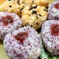 ぽろっとＱちゃん's cooksnap of when they made おにぎり　梅干し・ゆかり・胡麻.