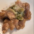 pisko's cooksnap of when they made キャベツと鶏肉と春雨のオイスター煮.