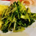 vivianj's cooksnap of when they made レンジ１分半！水菜の胡麻和え。お弁当にも.