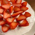 sao＊sao's cooksnap of when they made ☆18cmで☆クリスマスショートケーキ☆.