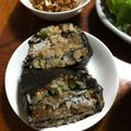Ruriluru's cooksnap of when they made 漬物入り★折りたたみ型おにぎらず.