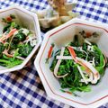 みっちゃん❇️68's cooksnap of when they made ほうれん草とカニかまサッパリ和え物.
