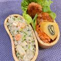 〜みみ〜's cooksnap of when they made お弁当★豚ひき肉ハンバーグ★洗い物楽チン.