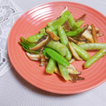 めみたん☆'s cooksnap of when they made 簡単！きぬさやと椎茸のバター醤油炒め.