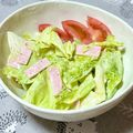 なおミール's cooksnap of when they made レタスとハムのマヨサラダ.