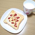 ﾋﾟﾛﾐ♡'s cooksnap of when they made 忙しい朝に✨マヨケチャトースト♡.