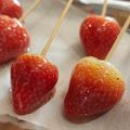 okap07's cooksnap of when they made レンジで簡単！パリパリ☆いちご飴.
