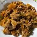 るっち0219's cooksnap of when they made 豚こまでお手軽♪ポークチャップ丼.