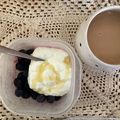 ☆yopipi's cooksnap of when they made フローズンブルーベリーヨーグルト.