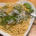 ロンコン's cooksnap of when they made 火を使わず◎贅沢しらすのバター醤油パスタ.