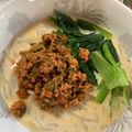 pika3's cooksnap of when they made レンジで簡単！冷製豆乳坦々うどん.