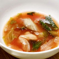 ダリア☆'s cooksnap of when they made 夏野菜使い切り☆レタスとトマトのスープ.