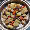 プルンバゴ's cooksnap of when they made 簡単おかず♪さつま芋とレンコンの辛子煮物.