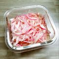 のんべぇヒロ's cooksnap of when they made 簡単♡作り置き♡万能♡紫玉ねぎ甘酢漬け.