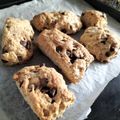 🍩's cooksnap of when they made HMで簡単！豆腐のチョコチップスコーン.