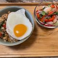 nok♡'s cooksnap of when they made ガパオ★鶏挽肉のバジル炒めごはん.