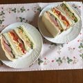 yesmama's cooksnap of when they made シンプル(*^_^*)サンドウィッチ.
