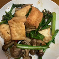 クックHDP0M2☆'s cooksnap of when they made かぶの葉と厚揚げの中華炒め.