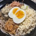 クック2H9MD0☆'s cooksnap of when they made なめ茸とろろ昆布蕎麦.
