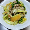 もんちゃんカフェ's cooksnap of when they made 簡単節約キャベツ豚ひき肉中華あんかけ風.