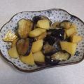 きらり流れ星's cooksnap of when they made ナスとジャガイモの炒め.