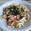 クック6DDPP8☆'s cooksnap of when they made 冷凍うどん×バター醤油で簡単節約ランチ.