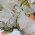 kaihatu's cooksnap of when they made きゅうりと大根の中華風酢の物【作り置き】.