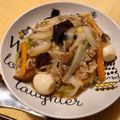 Yuki178's cooksnap of when they made お手軽に！白菜＆人参＆豚コマの中華丼.