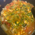 あいぇな's cooksnap of when they made トマト卵レタスの炒め物.