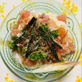 チェックのミニくま's cooksnap of when they made 和風★ツナとトマトのカッぺリーニ.