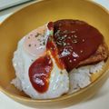 美月♡'s cooksnap of when they made マルシンハンバーグでロコモコ風.