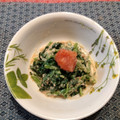 プルンバゴ's cooksnap of when they made 春菊の明太マヨ和え.