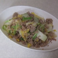 きらり流れ星's cooksnap of when they made 白菜とひき肉のさっぱり炒め.