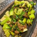 ちゃかぴまま's cooksnap of when they made 食欲そそる！チンゲン菜の肉味噌炒め.