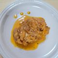 ちょこにん's cooksnap of when they made 鶏モモのオレンジジュース煮.