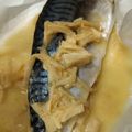 つよまり's cooksnap of when they made レンジ5分☆冷凍サバの味噌煮マヨニンニク.