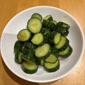 ママメイン！時々子供's cooksnap of when they made きゅうり大量消費！5分で韓国風浅漬け.