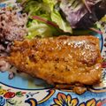 marihawaii's cooksnap of when they made 子供も大好き☆サーモンのバター照り焼き☆.