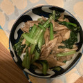akokokabu's cooksnap of when they made ★簡単★舞茸と小松菜のにんにく炒め.