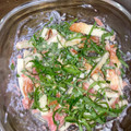 コバミツ's cooksnap of when they made 一人用おつまみ☆ちくわの梅しそマヨ.