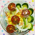 チェックのミニくま's cooksnap of when they made ♡彩りサラダ♡.