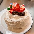 やまさん's cooksnap of when they made 誕生日・クリスマスに☆簡単ドームケーキ。.