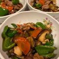 MYAR's cooksnap of when they made 豚肉茄子ビーマンのオイスターソース炒め.
