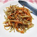 papepo☆'s cooksnap of when they made お弁当に！ごぼうとにんじんのきんぴら.